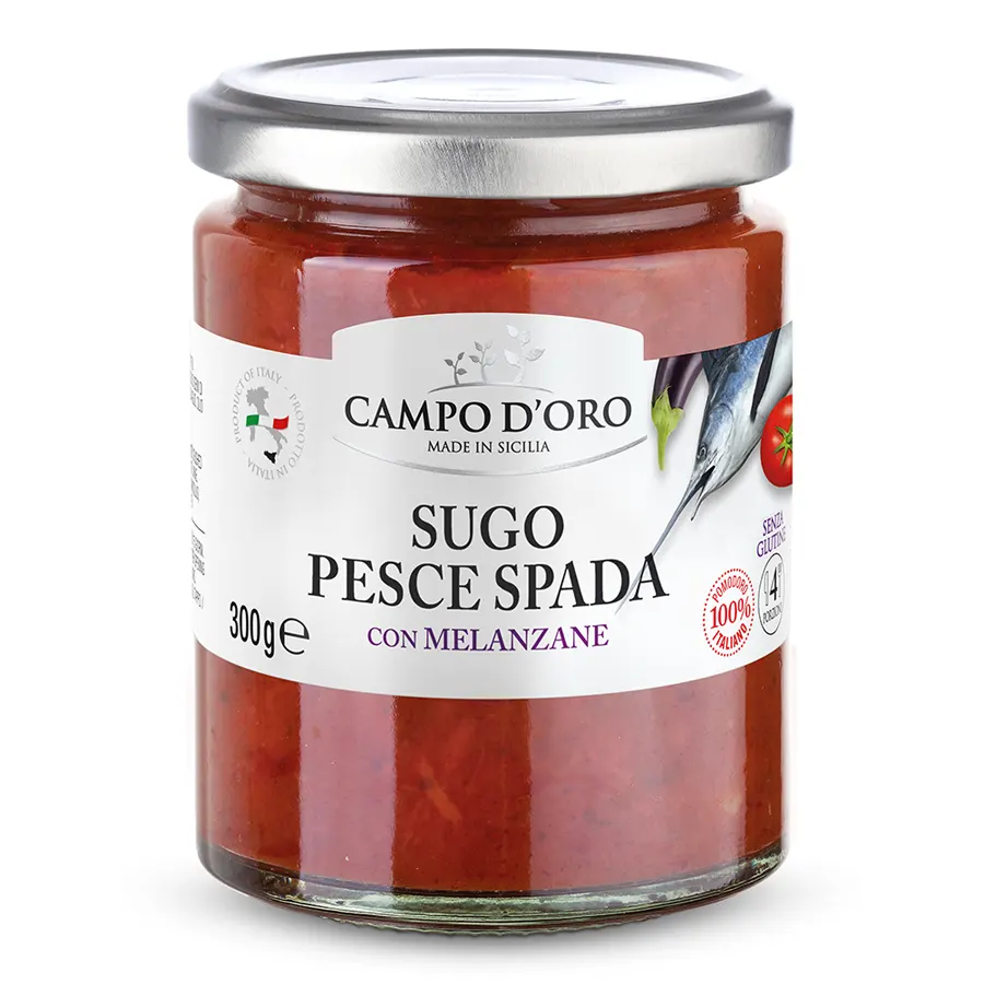SALSA DE TOMATE CON PEZ ESPADA