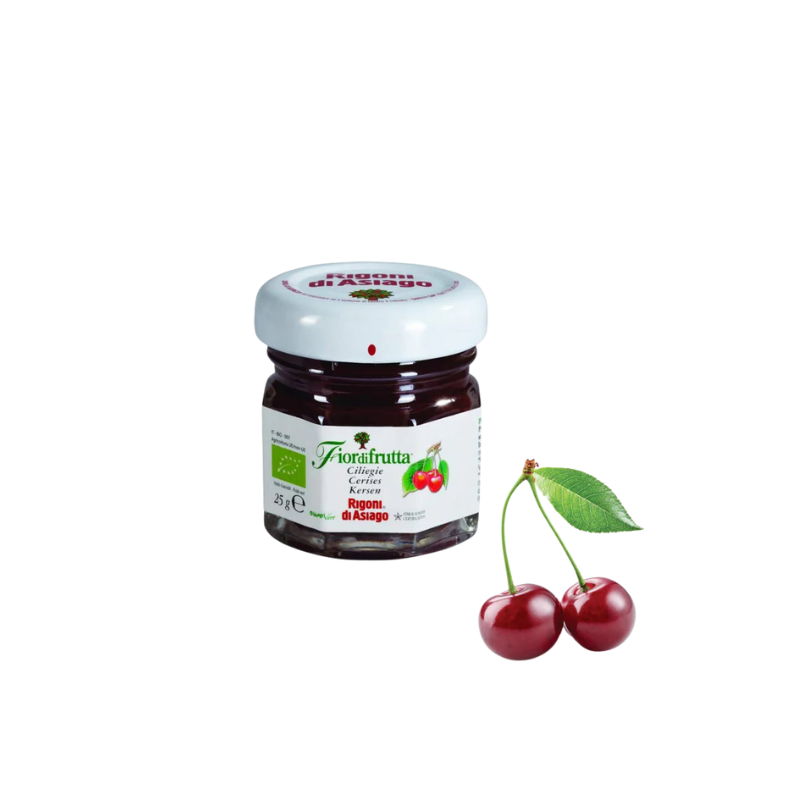 MERMELADA ECOLÓGICA DE CEREZAS MINI 25gr