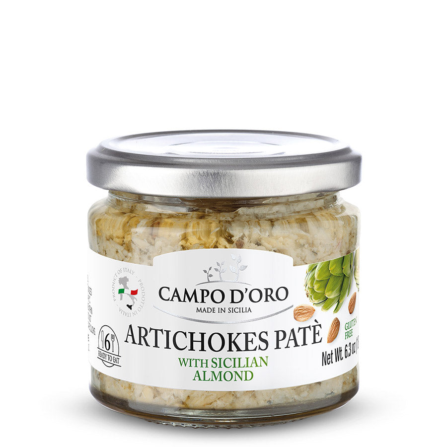 PATÉ DE ALCACHOFAS Y ALMENDRAS SICILIANA