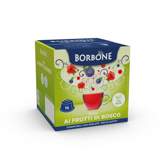 CAFFE BORBONE CAPSULAS FRUTA DEL BOSQUE