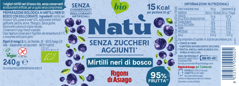 CREMA DE MORAS SILVESTRES ORGÁNICA 240gr