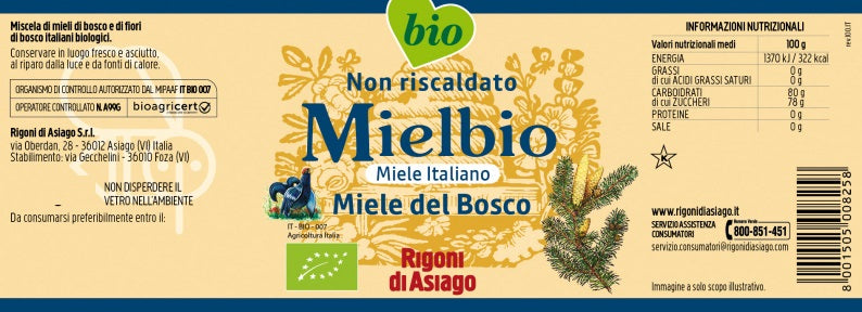 MIEL ORGÁNICA DEL BOSQUE 25gr