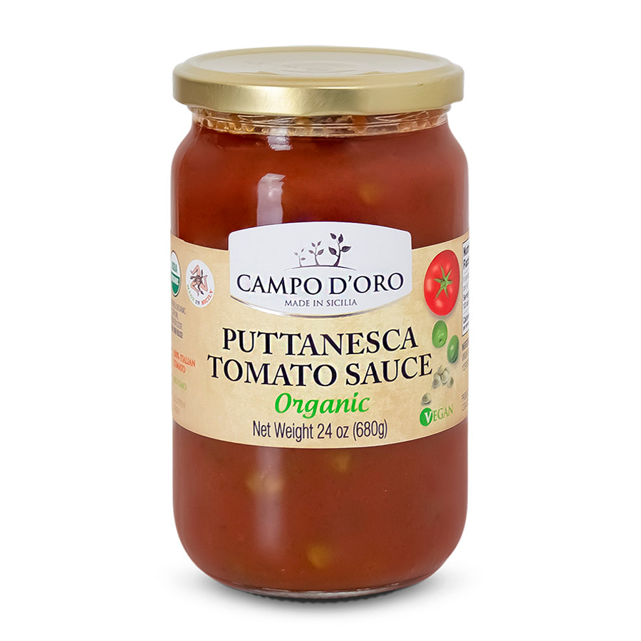SALSA DE PASTA ORGÁNICA PUTTANESCA