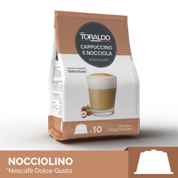 Cápsulas compatibles con Nescafè Dolce Gusto* - Nocciolino