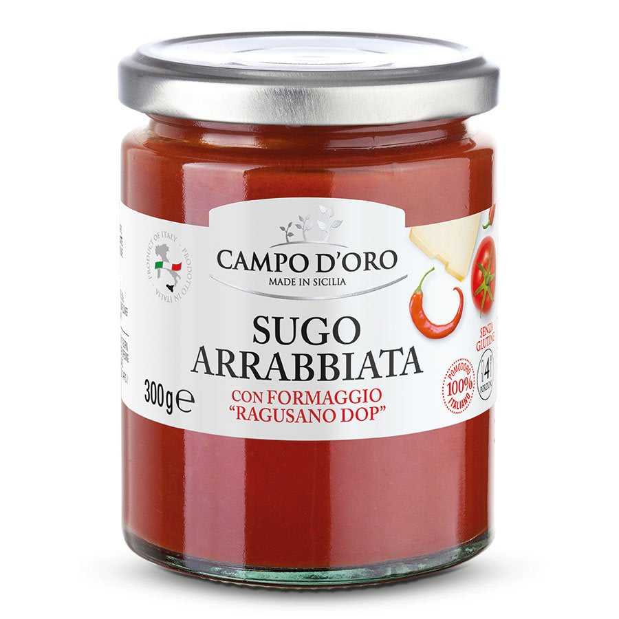 SALSA ARRABBIATA CON QUESO RAGUSANO