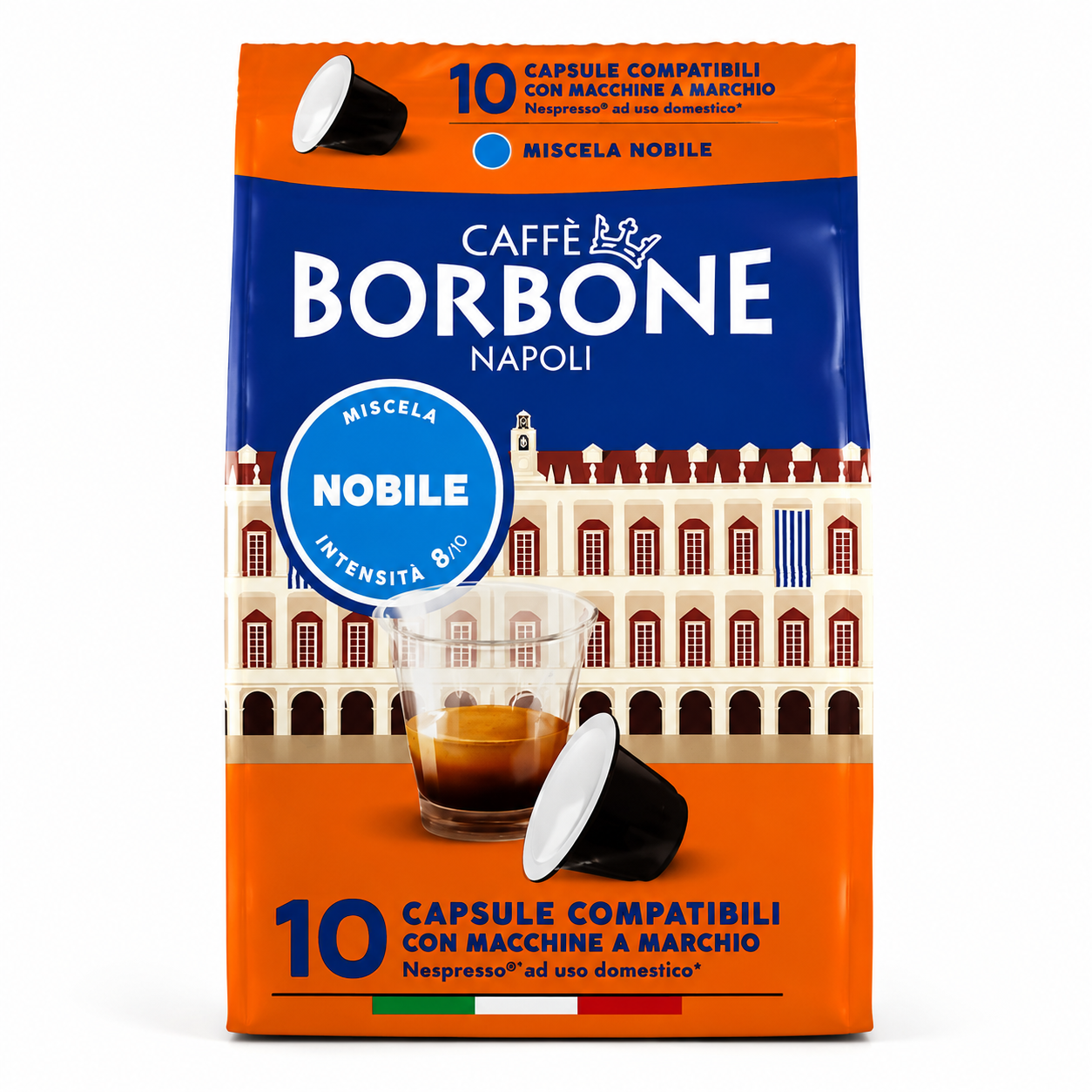 CAFFÈ BORBONE CÁPSULAS INSTANTÁNEA NOBILE