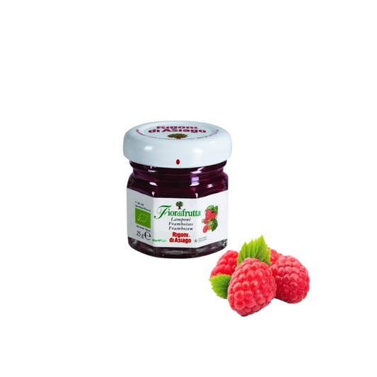 MERMELADA ECOLÓGICA DE FRAMBUESA MINI 25gr