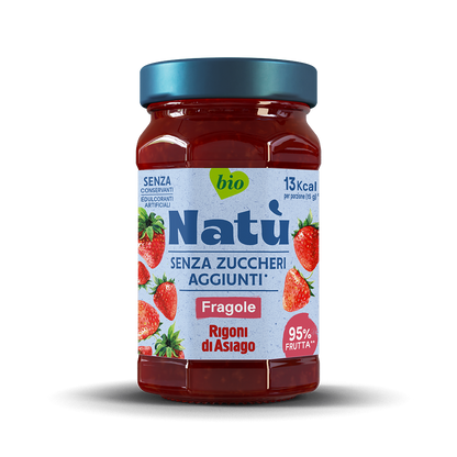 CREMA DE FRESAS ORGÁNICA 240gr