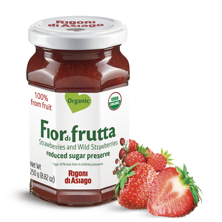 MERMELADA ECOLÓGICA DE FRESA Y FRESA SILVESTRE 800gr