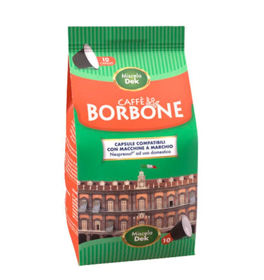 CAFFÈ BORBONE CÁPSULAS INSTANTÁNEA DEK