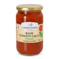 SALSA DE TOMATE Y ALBAHACA ORGÁNICA