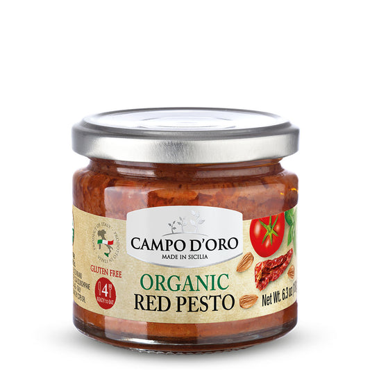 SALSA PESTO ROJA ORGÁNICA