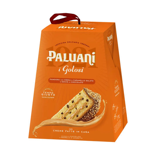 Pandoro Caramelo salado y chips de chocolate 750gr