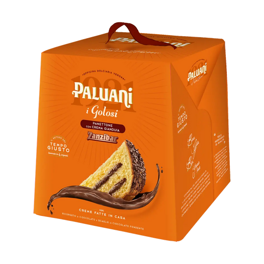 Panettone con crema de gianduia Zanzíbar 750gr