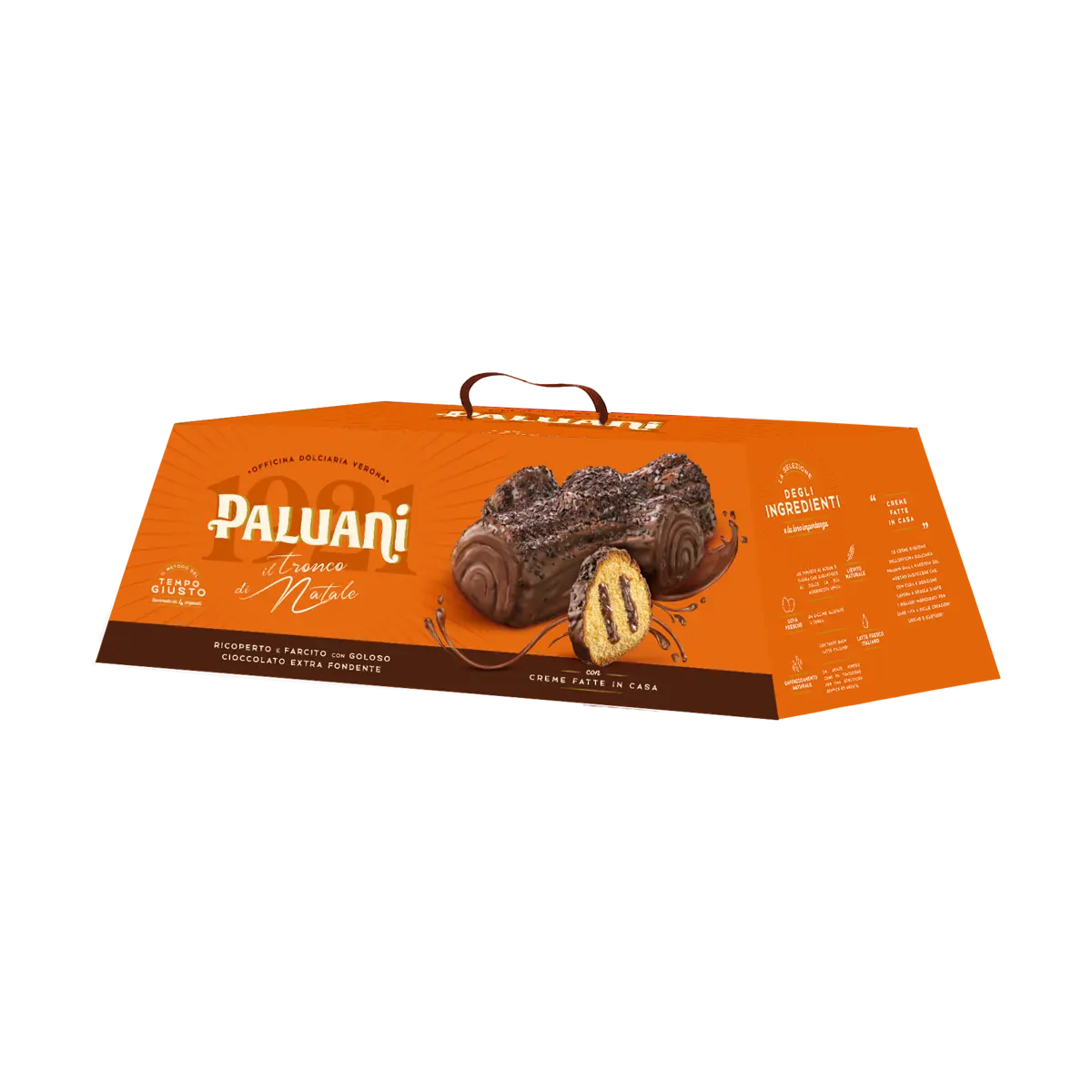 Tronco Chocolate negro 750gr
